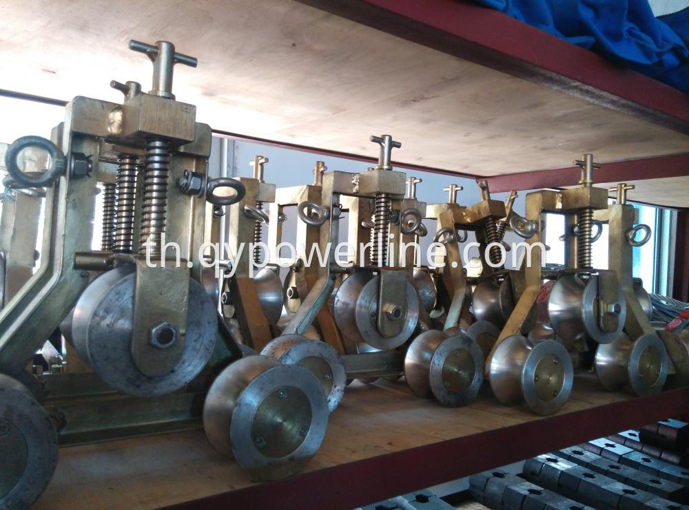 mounted pulleys for wire rope